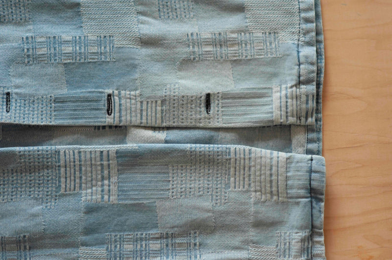 Bleach Wash Denim Camp Shirt