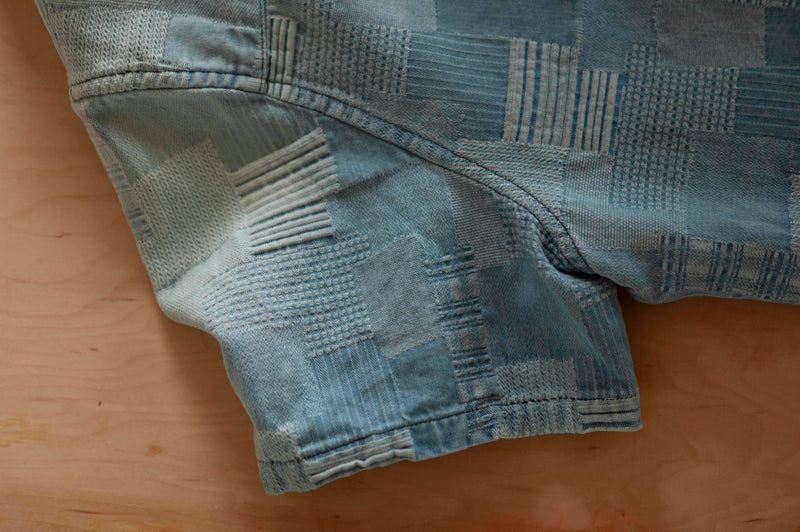 Bleach Wash Denim Camp Shirt