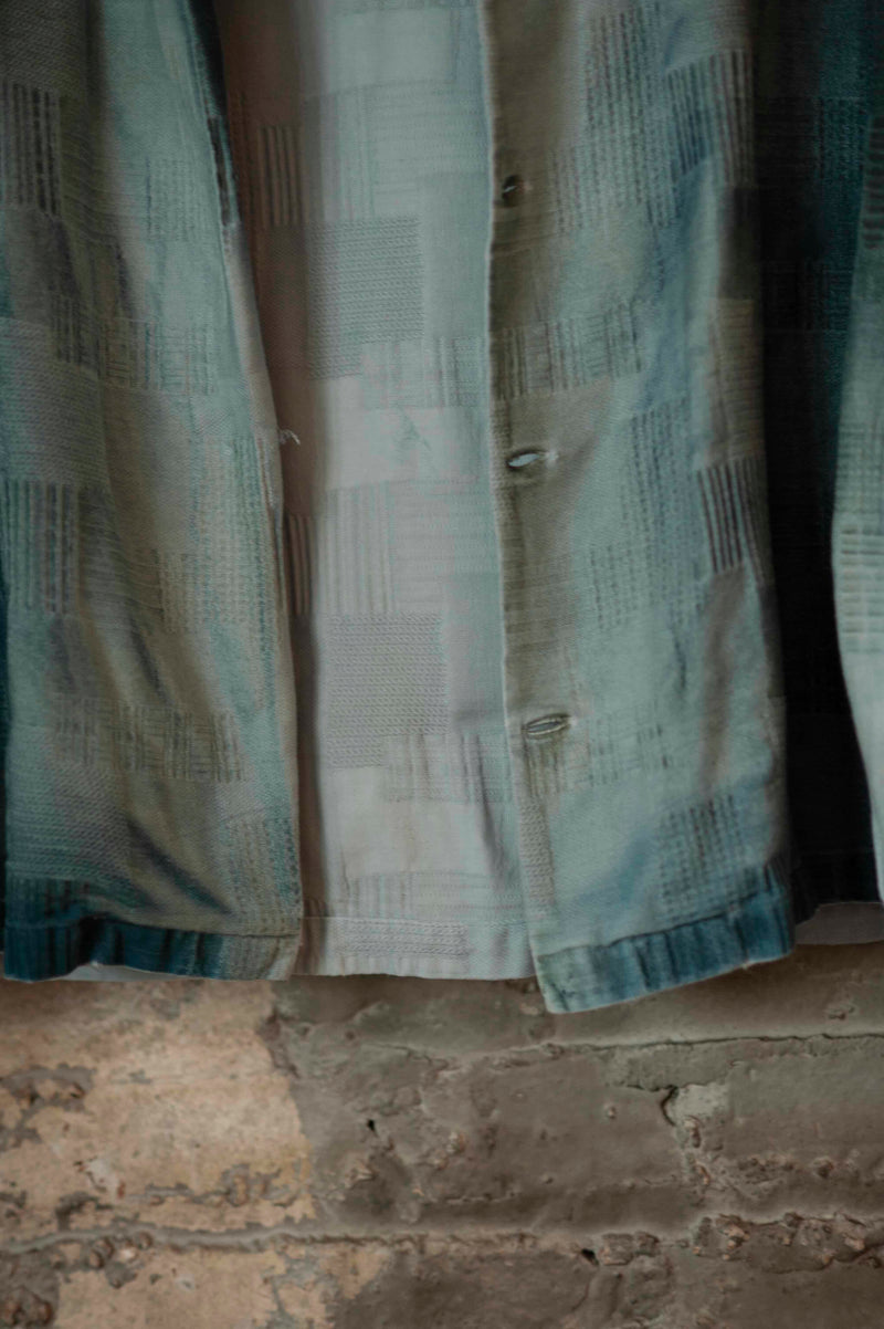 Ocean Wash Denim Longsleeve Camp Shirt