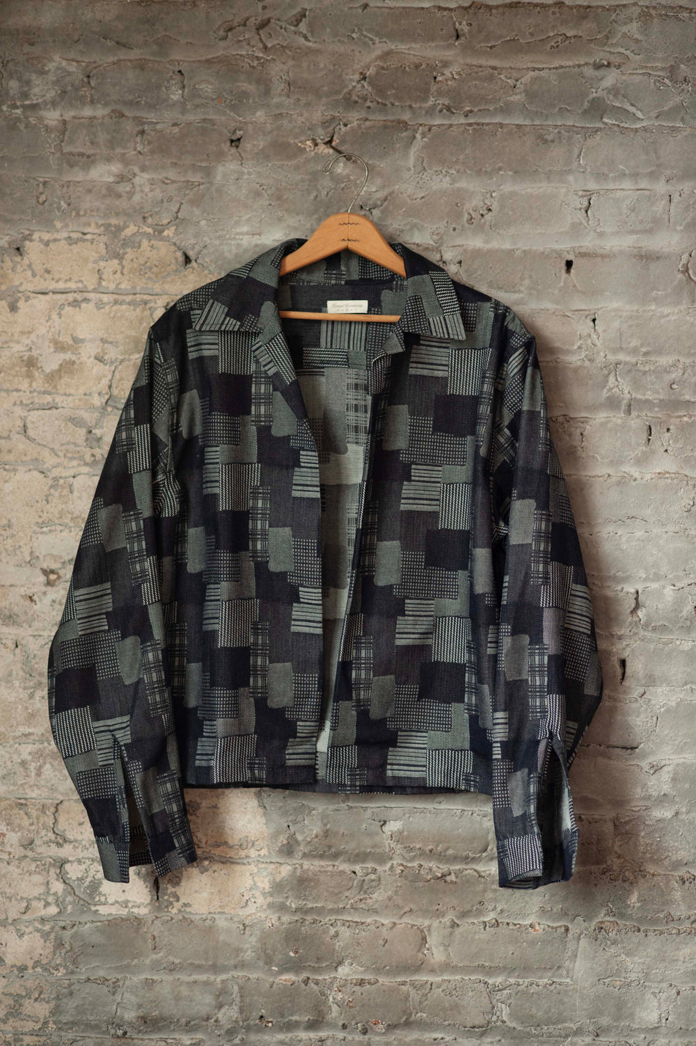 Indigo Denim Longsleeve Camp Shirt