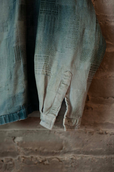 Ocean Wash Denim Longsleeve Camp Shirt