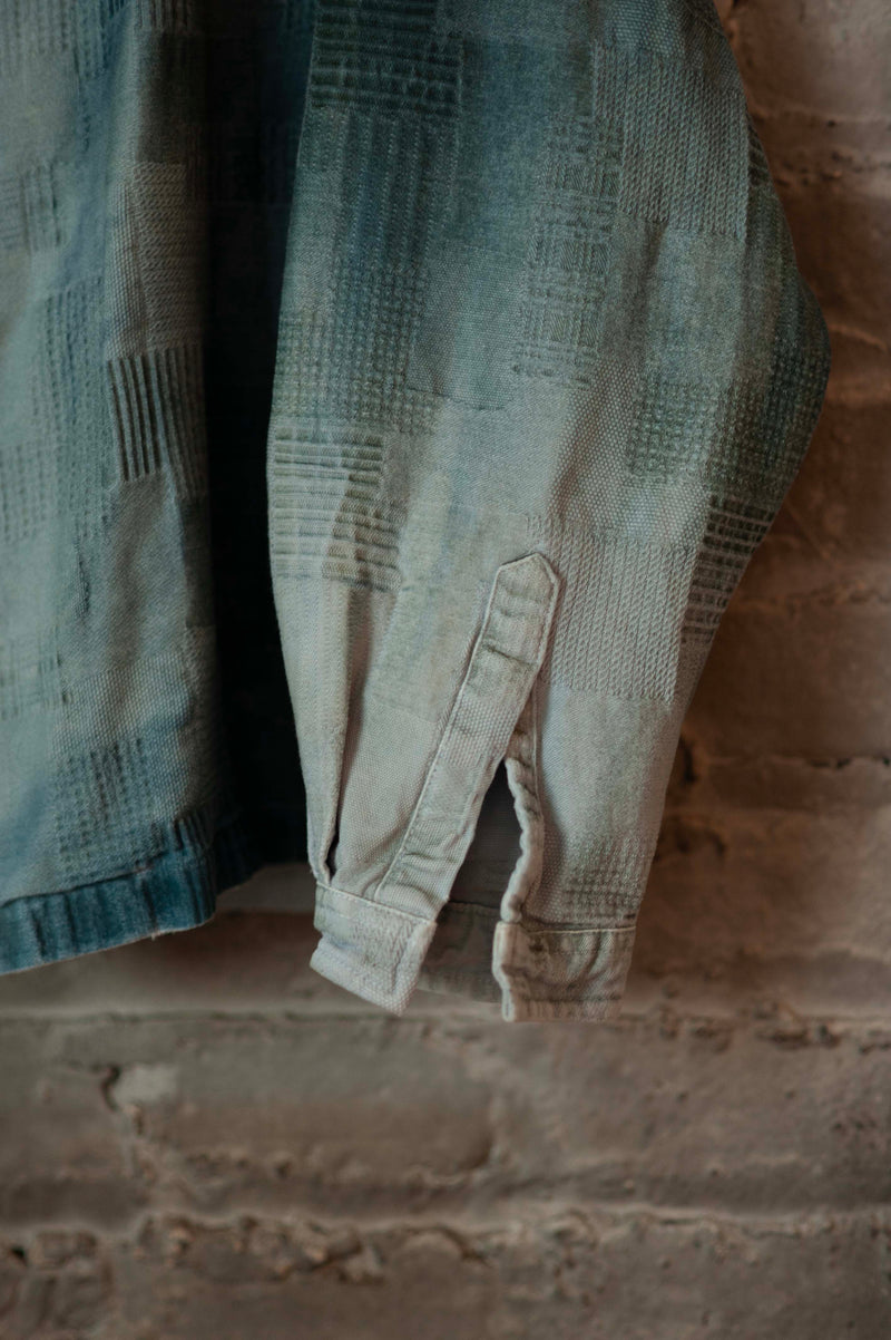 Ocean Wash Denim Longsleeve Camp Shirt