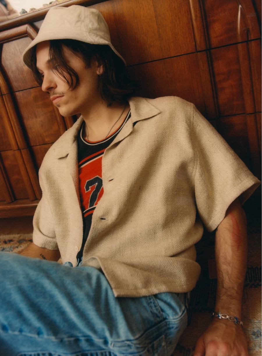 Burlap Camp Shirt