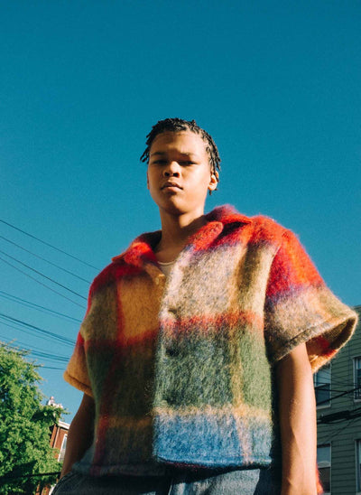 Mohair Blanket Camp Shirt