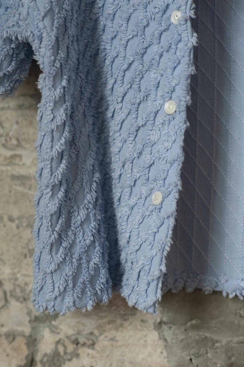 Baby Blue Throw Blanket Camp Shirt