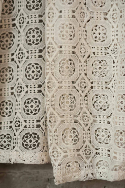 Lace Tablecloth Camp Shirt