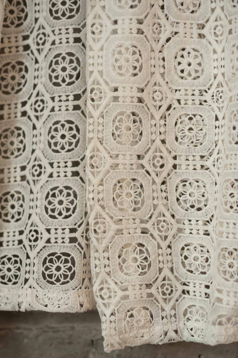 Lace Tablecloth Camp Shirt