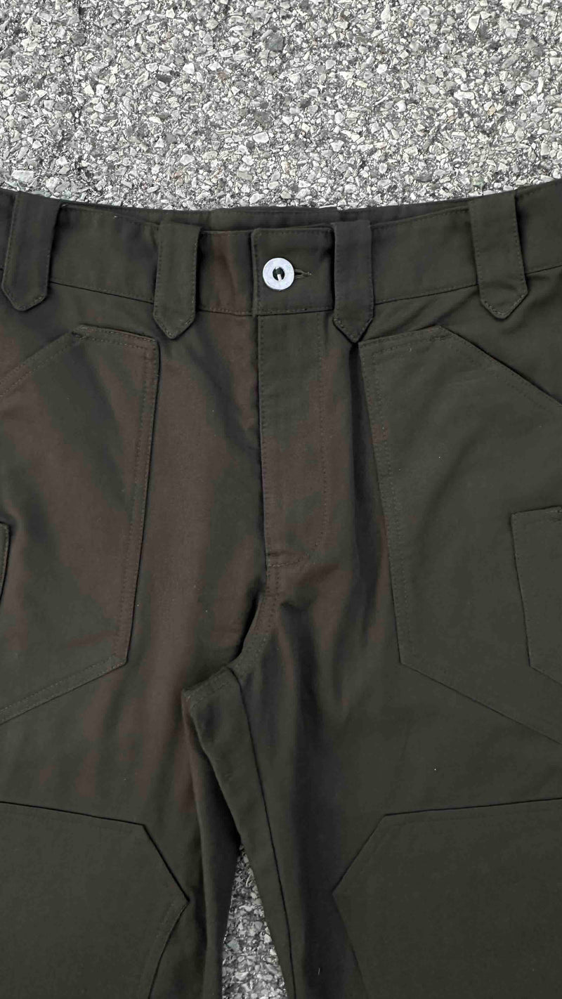 Brushed Utility Pocket Pant in Forest