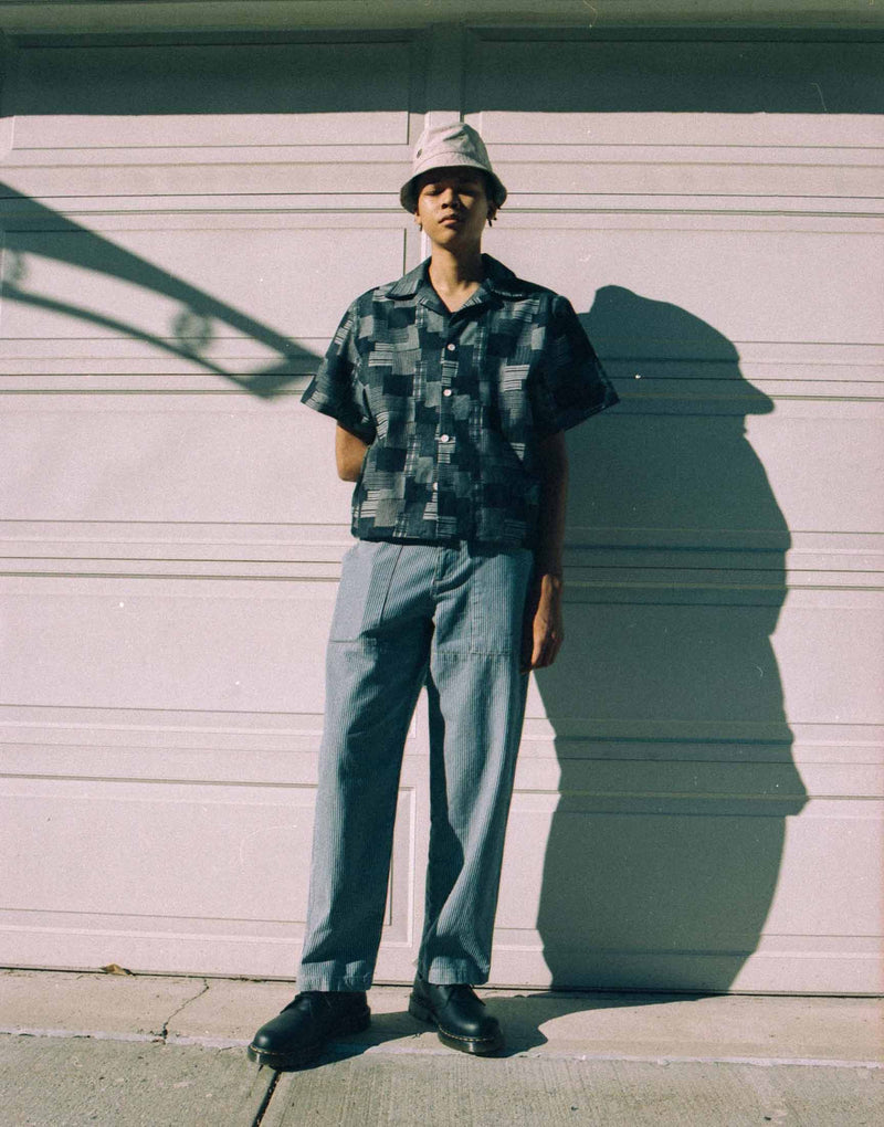 Denim Camp Shirt in Indigo