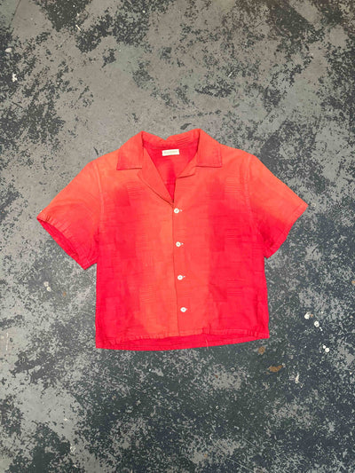 Rose Wash Denim Camp Shirt