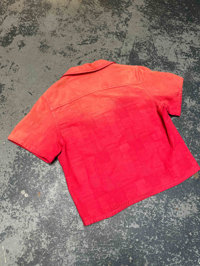Rose Wash Denim Camp Shirt